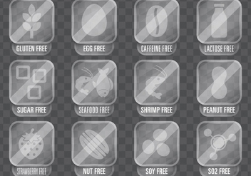 Ingredient Indication Icons - Free vector #395359